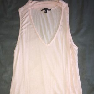 Kendall & Kylie Cut Out Pink Tank